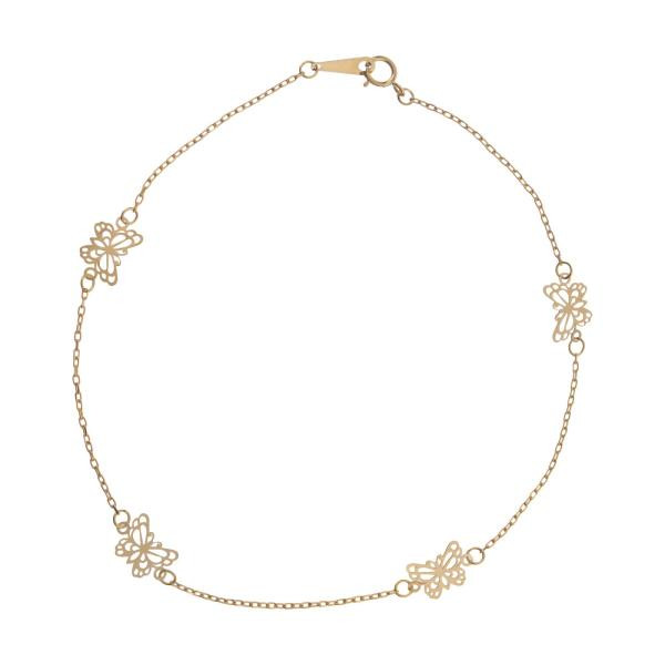 پابند طلا 18 عیار زنانه عدنان مدل CV320